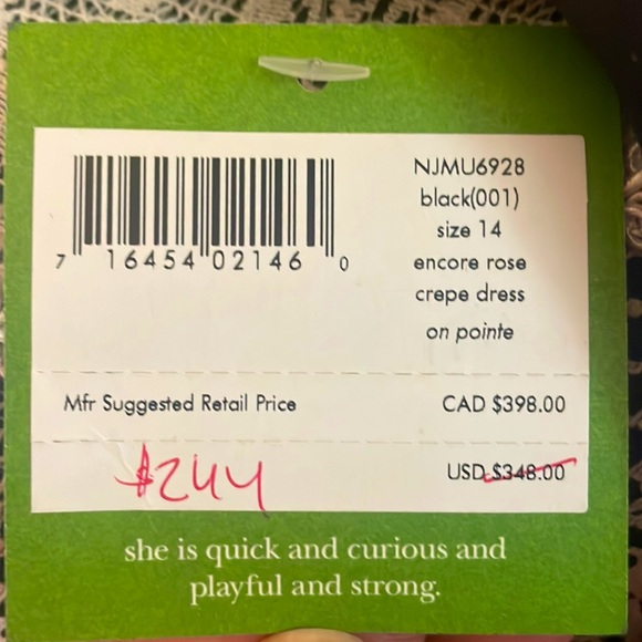 Kate Spade ♠️ Floral Dress Sz 14 New
Fits like a 10 or 12~ - Picture 7 of 7